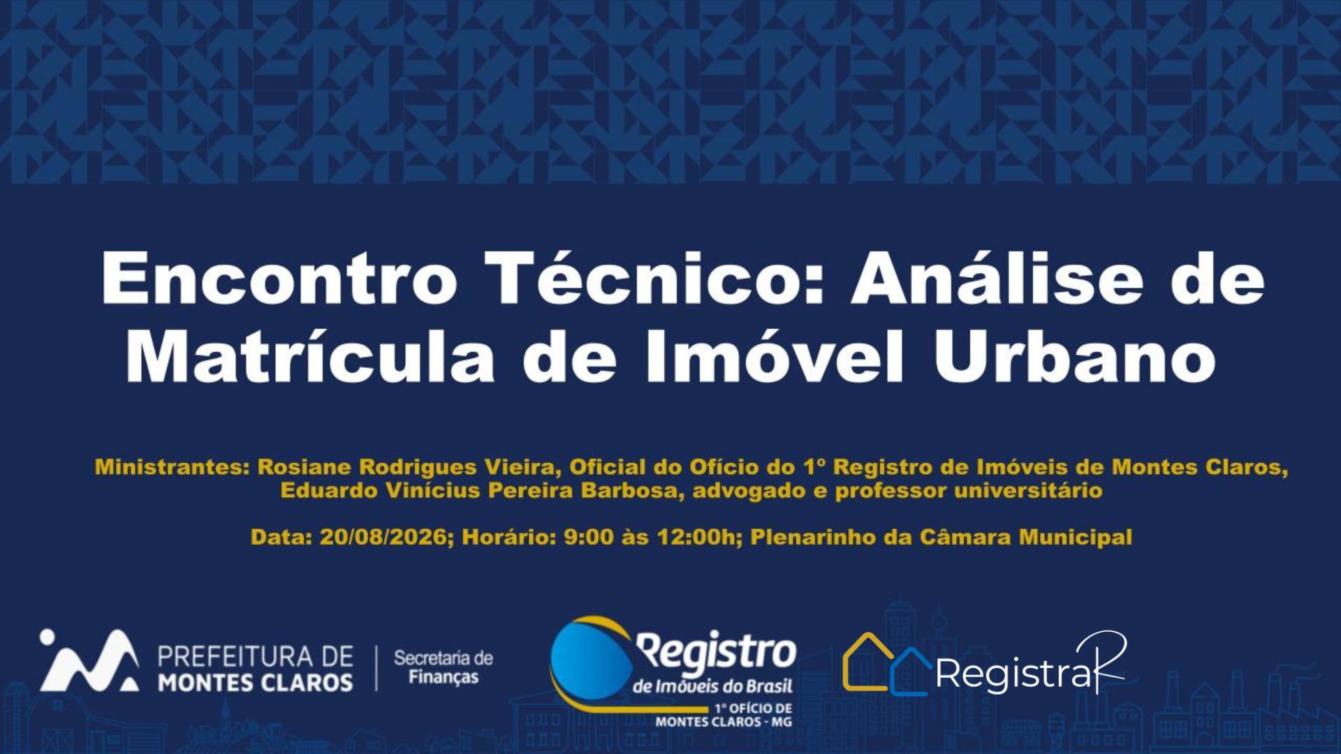 Encontro Técnico: Análise de Matrícula de Imóvel Urbano